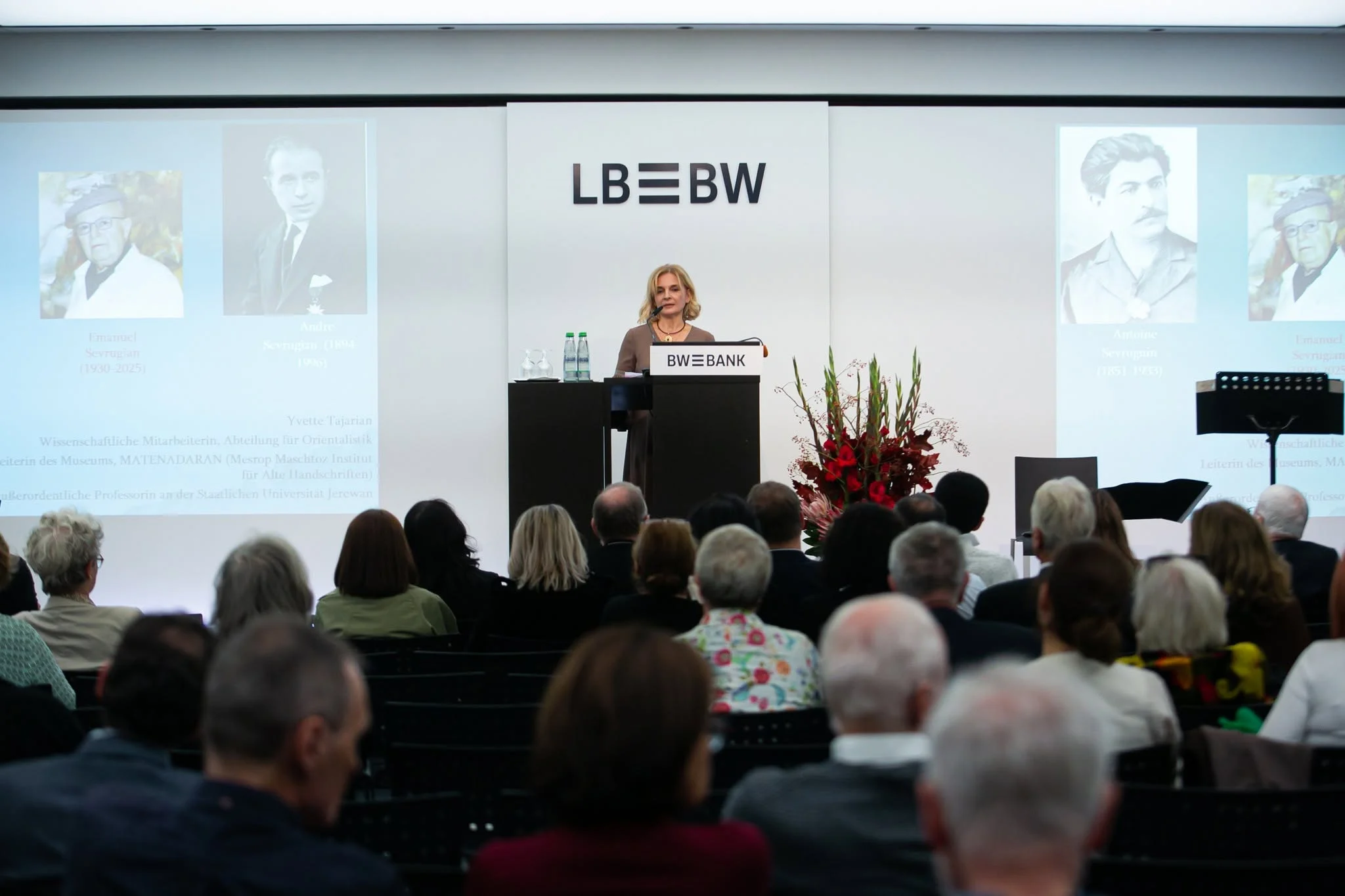 Kristina Bagratuni bei ihrer Begrüßung